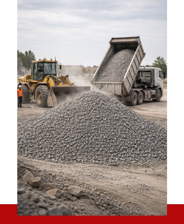 Купить щебень с доставкой в Луховицах от 2586 руб. | ПРОНЕРУДЛхв