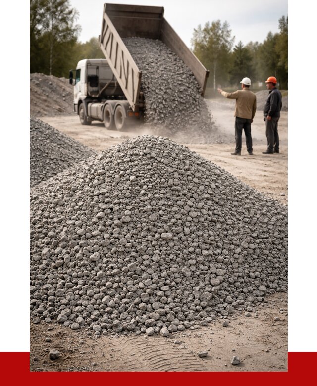 Гранитный щебень фракция 0-5 в Луховицах от 3000 руб ПРОНЕРУДЛхв