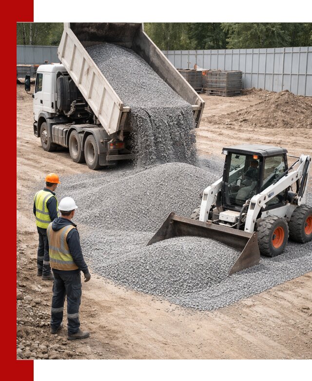 Доставка и продажа гранитного щебня фракции 0-5 в Луховицах