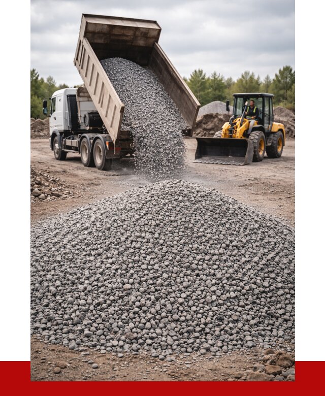 Гранитный щебень фракция 5-10 в Луховицах от 3310 | ПРОНЕРУДЛхв