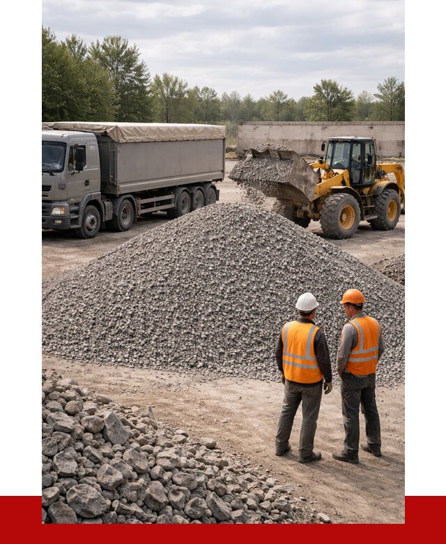 Гранитный щебень фракция 5-20 в Луховицах от 4345 руб | ПРОНЕРУДЛхв