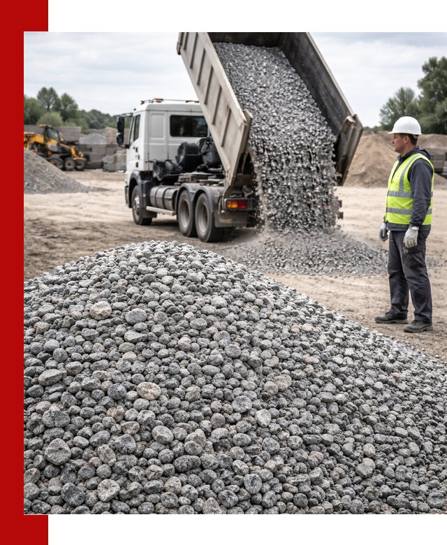 Доставка и продажа гранитного щебня фракции 5-20 в Луховицах