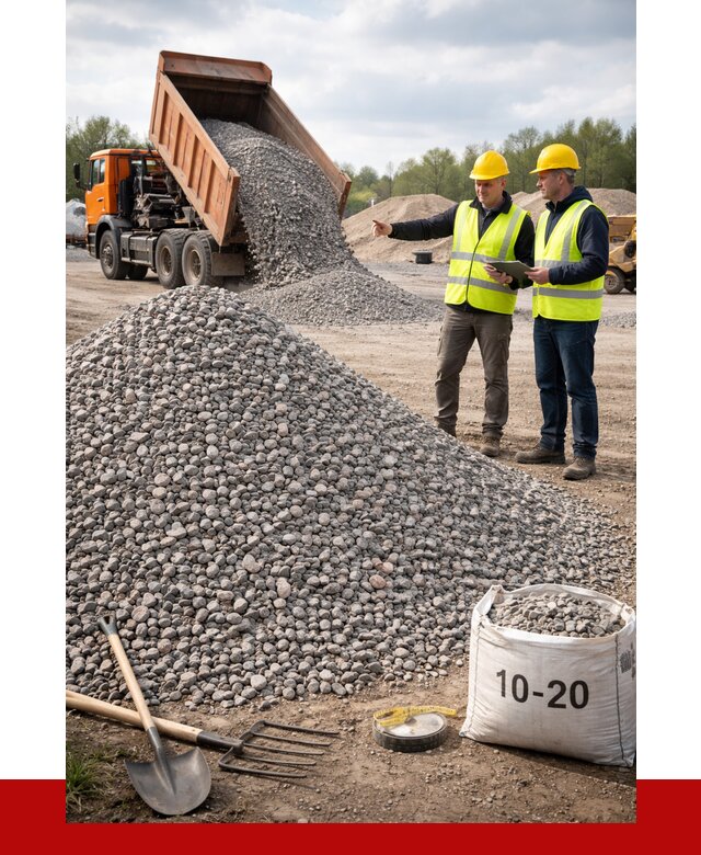 Гранитный щебень фракция 10-20 в Луховицах от 4345 руб.|ПРОНЕРУДЛхв
