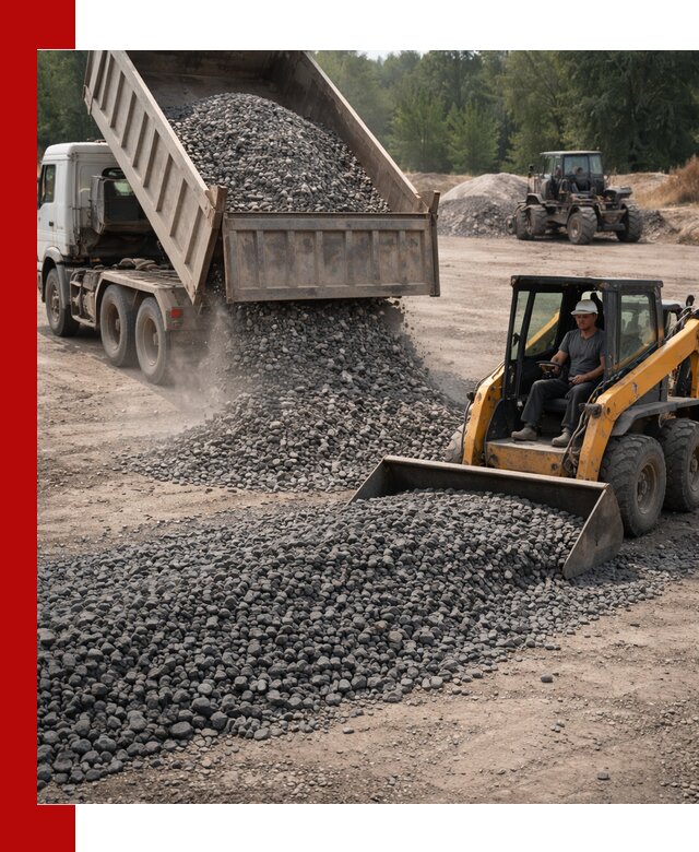 Гранитный щебень фракция 40-70 с доставкой в Луховицах