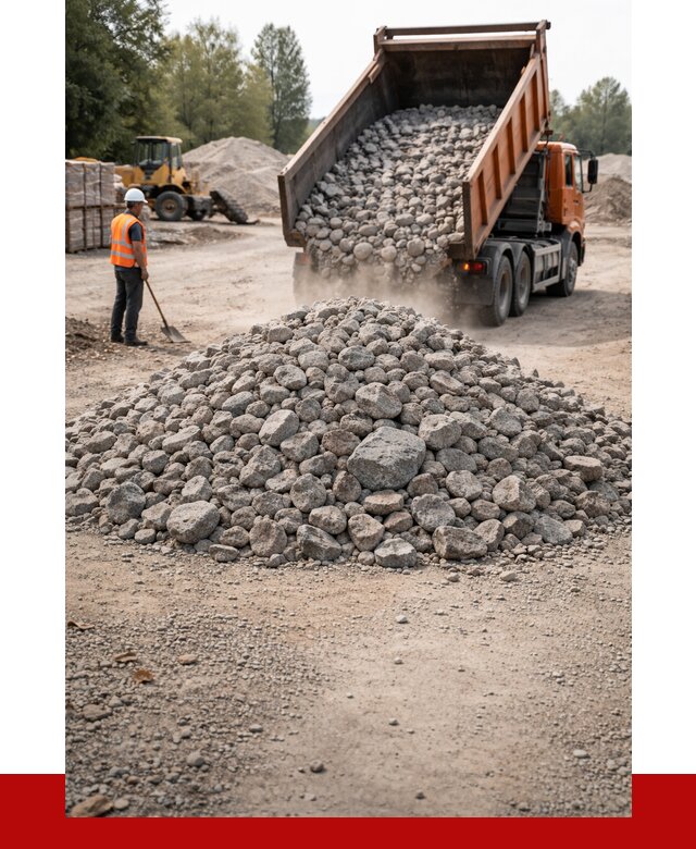 Гранитный щебень фракция 70-150 в Луховицах от 1707 | ПРОНЕРУДЛхв