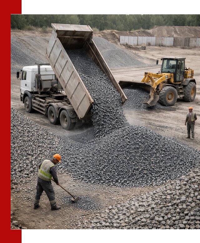 Щебень габбро-диабаз фр. 5-20 с доставкой в Луховицах