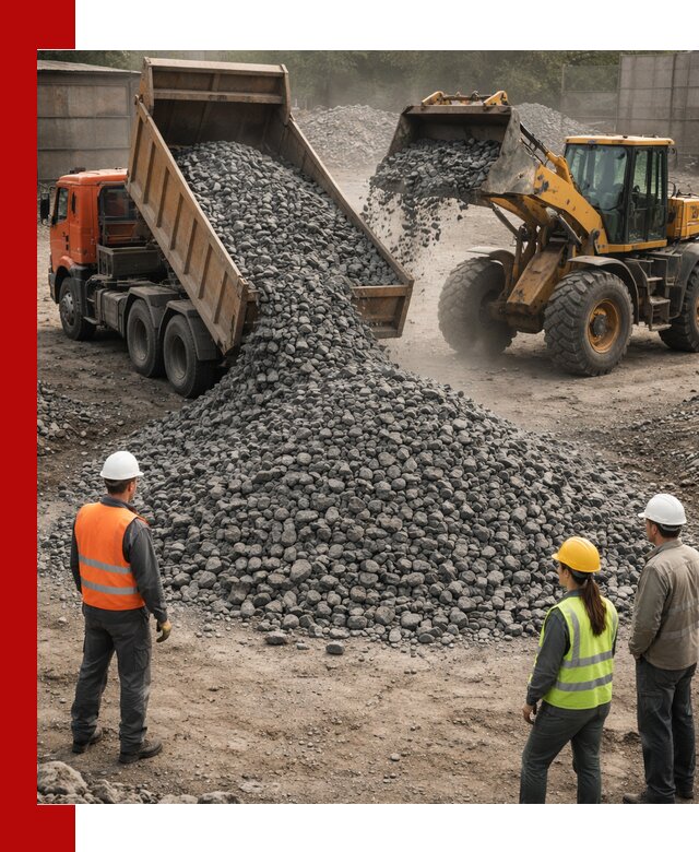 Щебень габбро-диабаз фракция 40–70 доставка в Луховицах