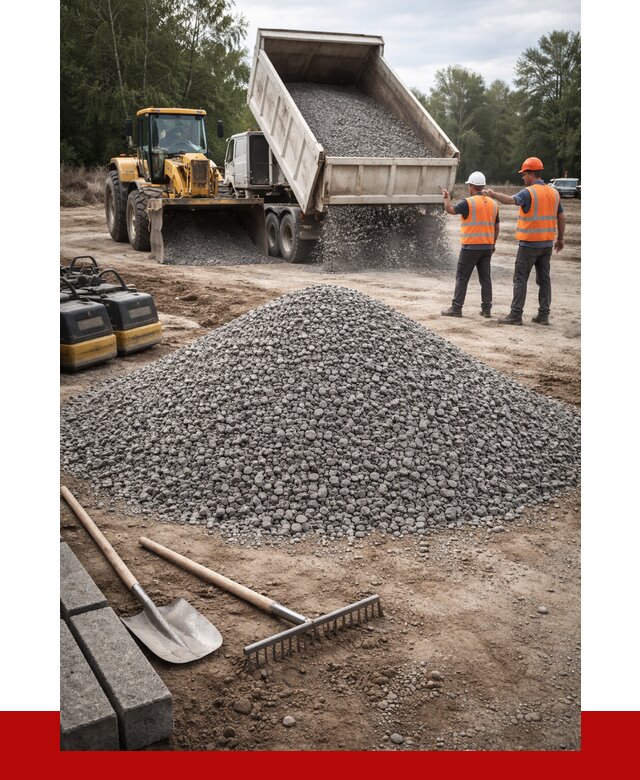 Гравийный щебень купить в Луховицах от 2276 р. ПРОНЕРУДЛхв