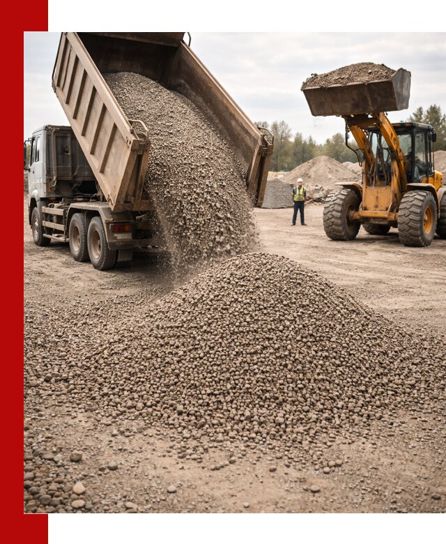 Гравийный щебень фракция 3–10 с доставкой в Луховицах