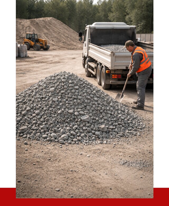 Гравийный щебень фракция 5-10 в Луховицах от 2276 р. | ПРОНЕРУДЛхв