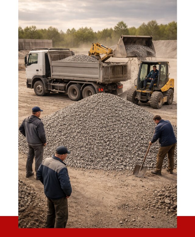 Гравийный щебень фракция 5-20 в Луховицах от 2483 р. ПРОНЕРУДЛхв
