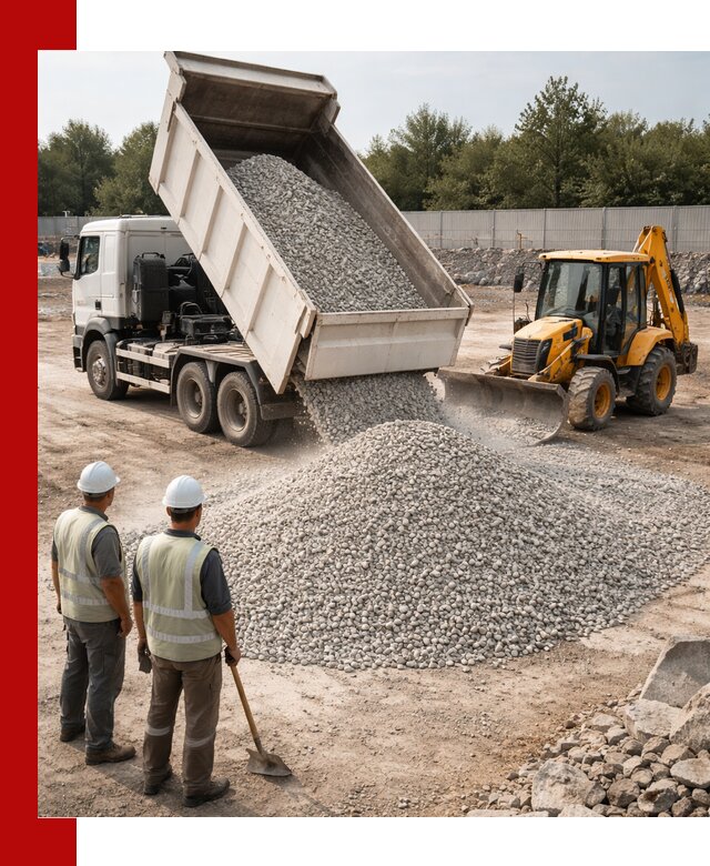 Купить известняковый щебень фракции 5–10 мм с доставкой в Луховицах