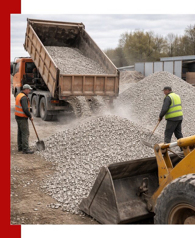 Доломитовый щебень фракции 5-20 с доставкой в Луховицах