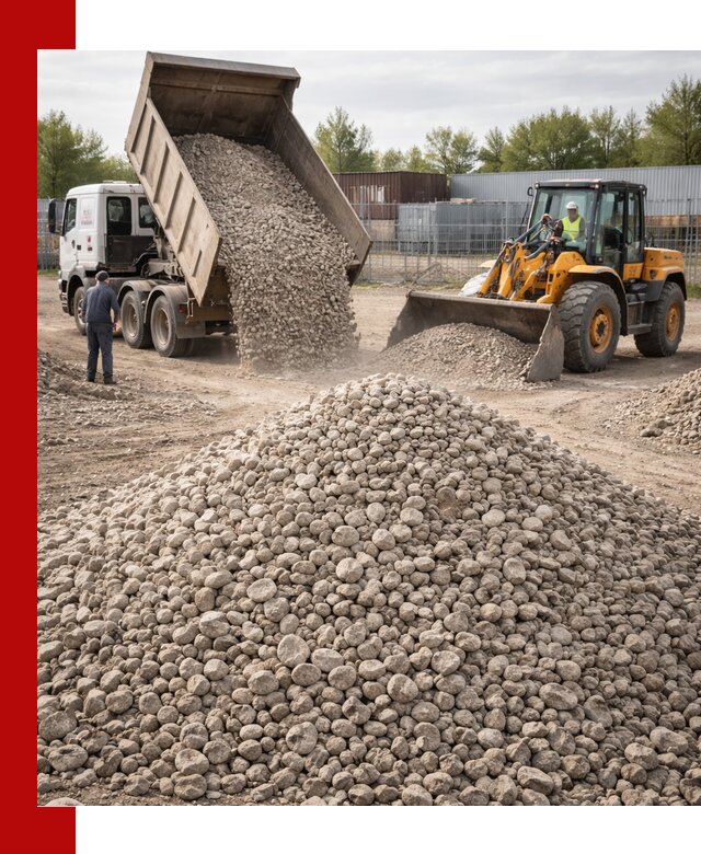 Доломитовый щебень фракции 20–41 с доставкой в Луховицах