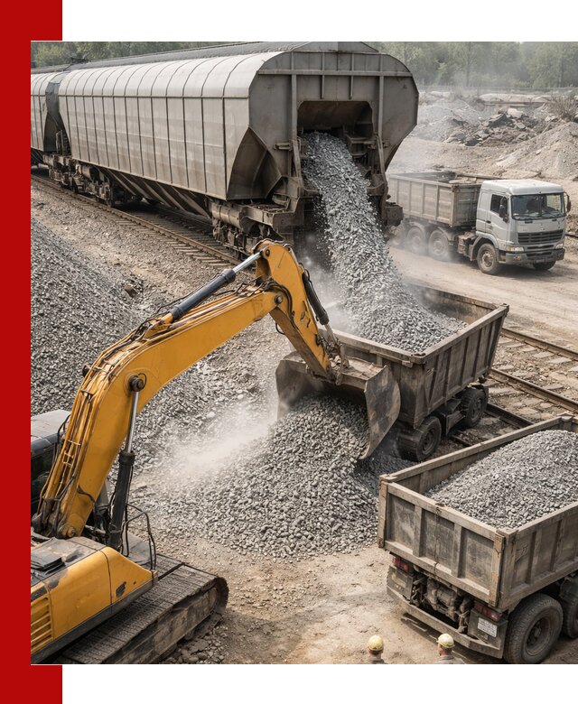 Доставка железнодорожного щебня в Луховицах крупными партиями быстрого отгруза