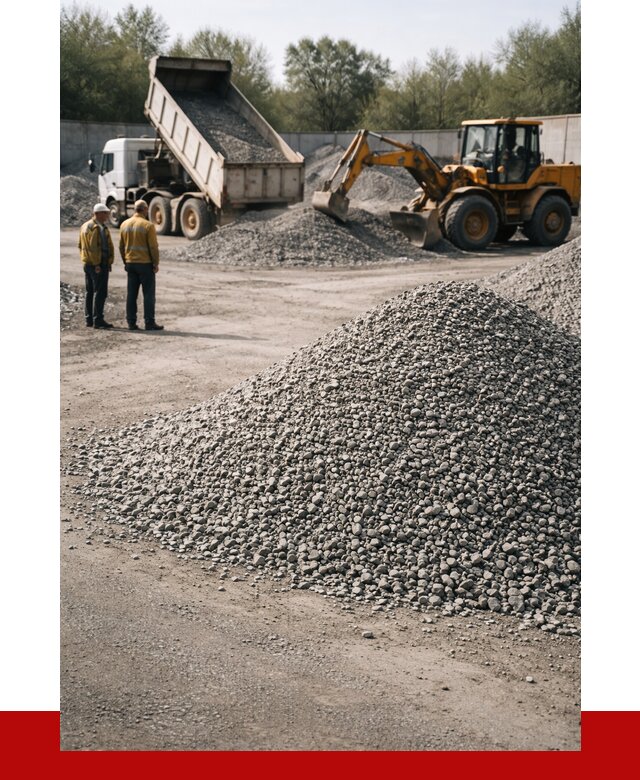 Вторичный щебень фр. 5-20 в Луховицах от 1655 р. - ПРОНЕРУДЛхв