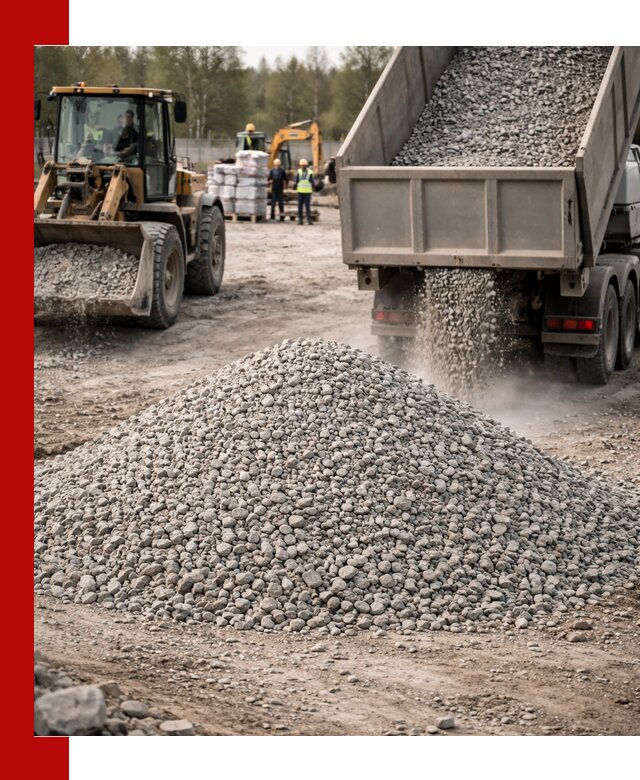 Вторичный щебень фракции 5-20 в Луховицах — доставка и продажа крупнотоннажно