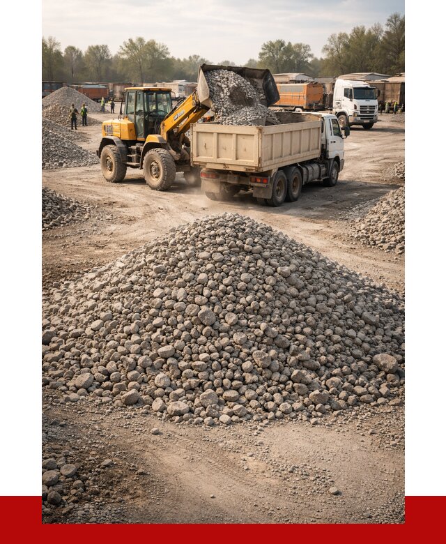 Вторичный щебень фракция 40-70 в Луховицах от 1800 р, ПРОНЕРУДЛхв