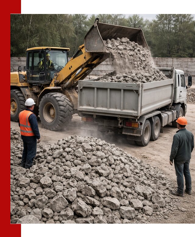 Вторичный щебень фракция 70–150 в Луховицах с доставкой