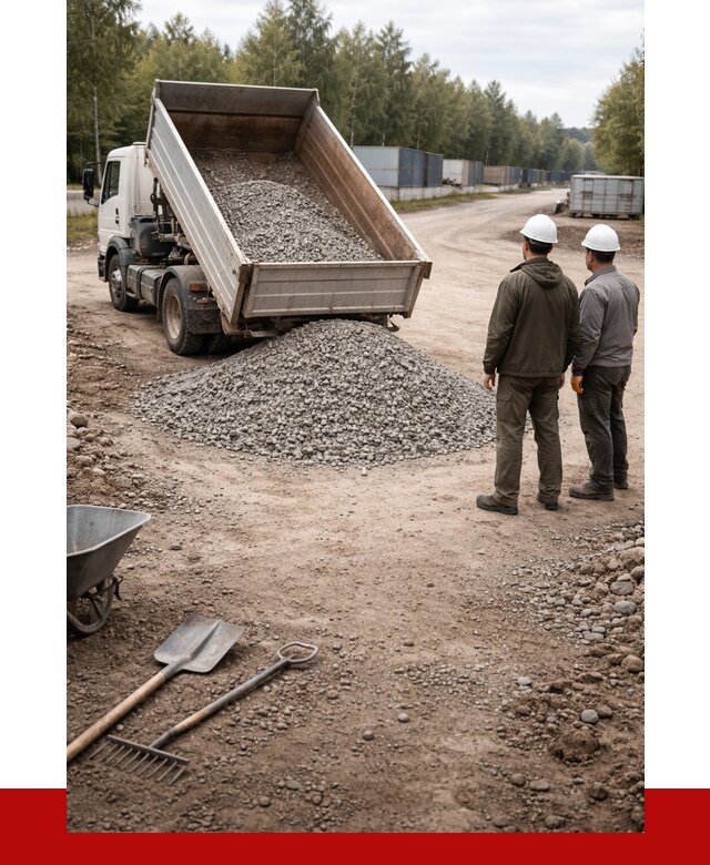 Бетонный щебень фракция 5-20 в Луховицах от 3310 р., ПРОНЕРУДЛхв