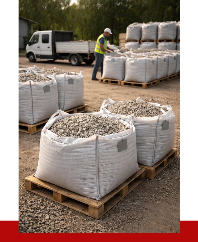 Щебень в мешках с доставкой в Луховицах от 4345 р. | ПРОНЕРУДЛхв