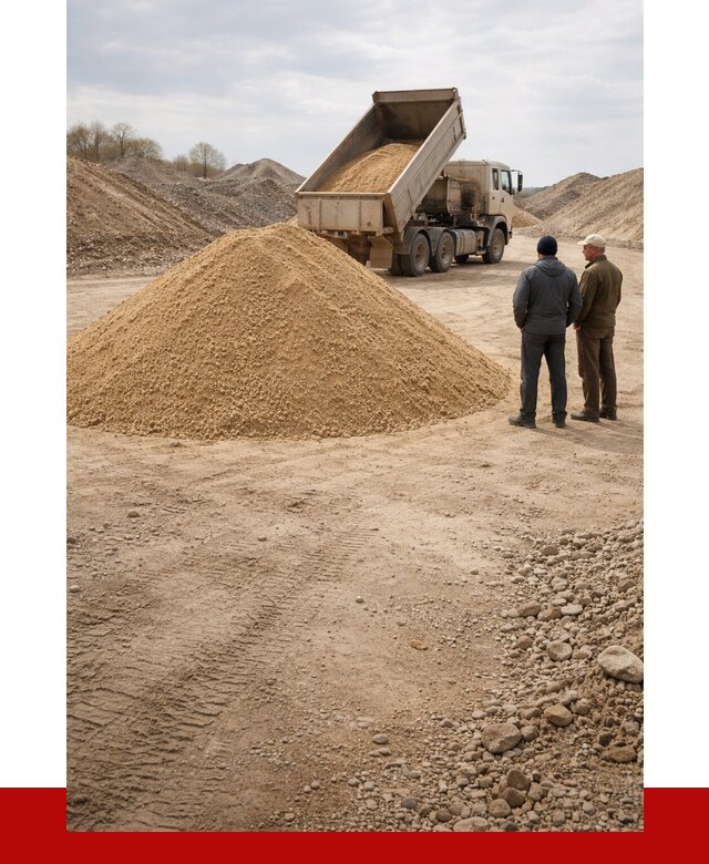 Карьерный песок крупнозернистый в Луховицах от 8793 р | ПРОНЕРУДЛхв