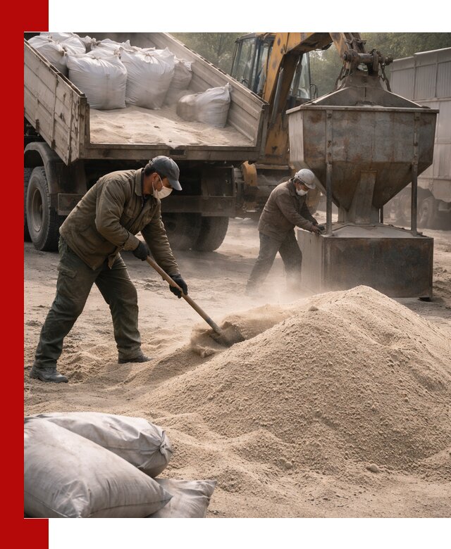 Кварцевый песок для пескоструя в Луховицах — доставка и качество