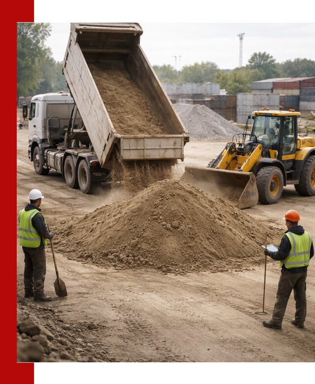 Доставка и продажа пескогрунта оптом и в розницу в Луховицах