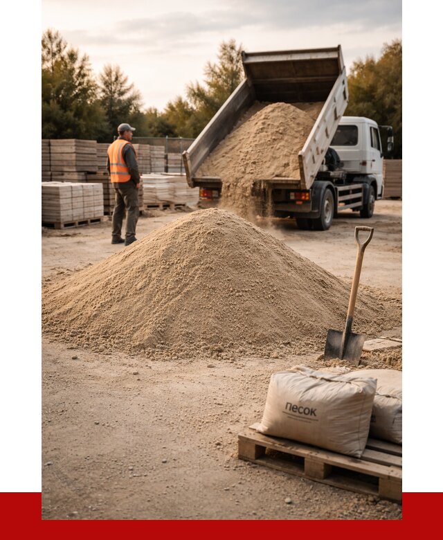 Купить сухой песок в Луховицах с доставкой от 2483 р. | ПРОНЕРУДЛхв