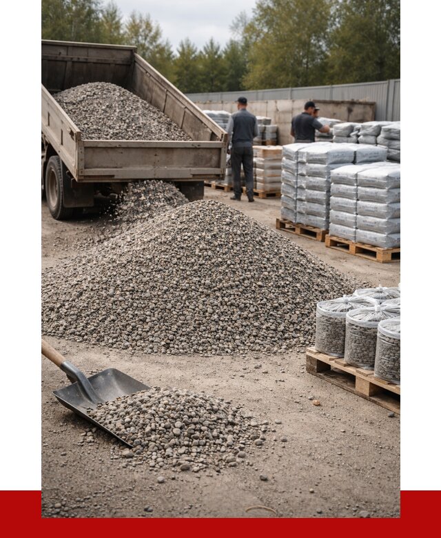 Гравий фракция 5-20 в Луховицах купить от 2379 р. ПРОНЕРУДЛхв