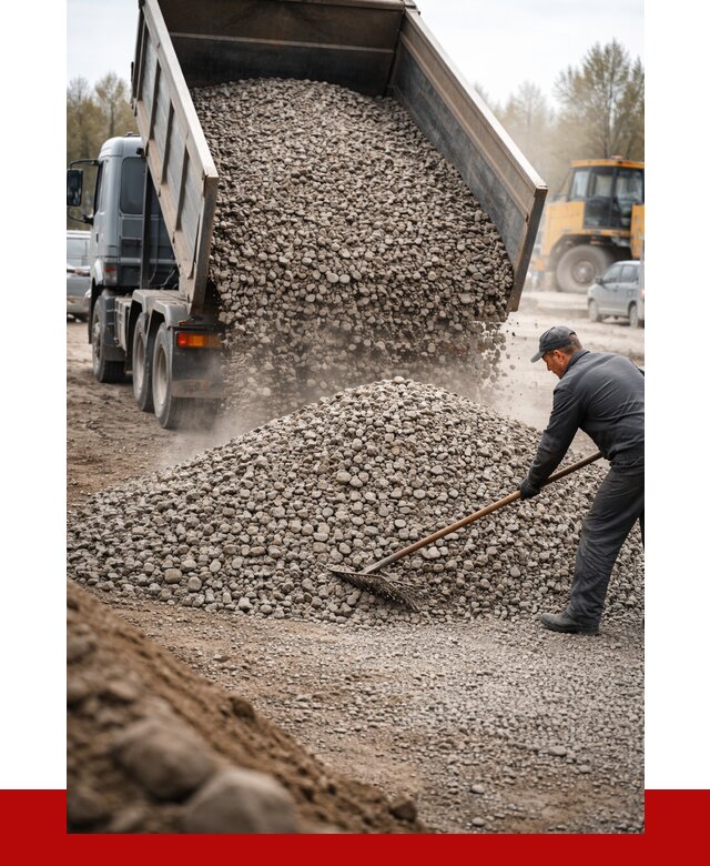 Гравий фракция 20-40 в Луховицах от 2586 р. доставка | ПРОНЕРУДЛхв