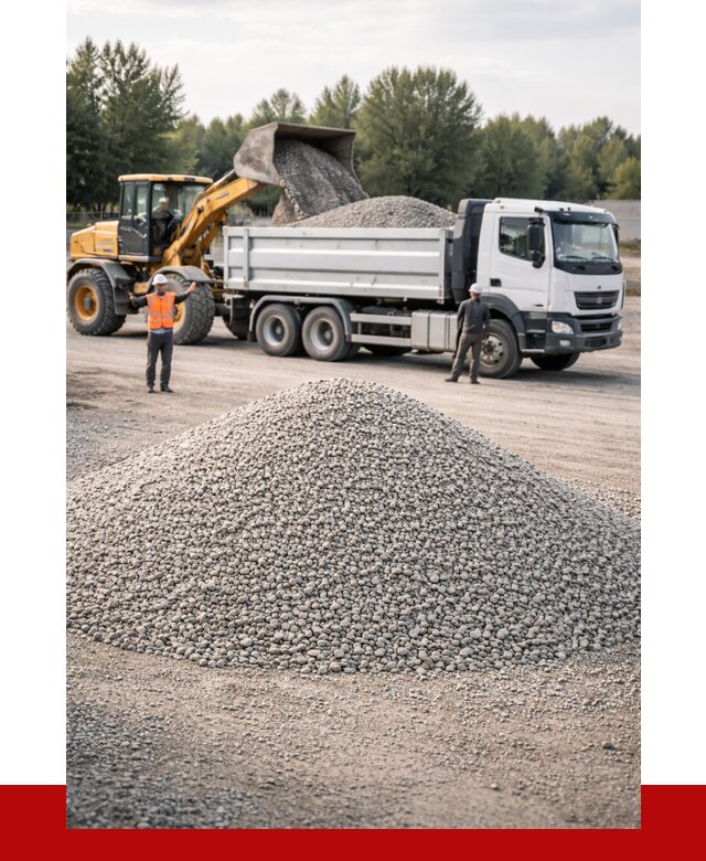 Купить мытый гравий в Луховицах от 3621 р, доставка ПРОНЕРУДЛхв