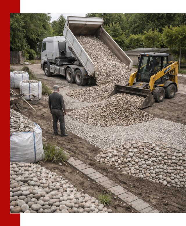Доставка морской гальки оптом и в розницу в Луховицах