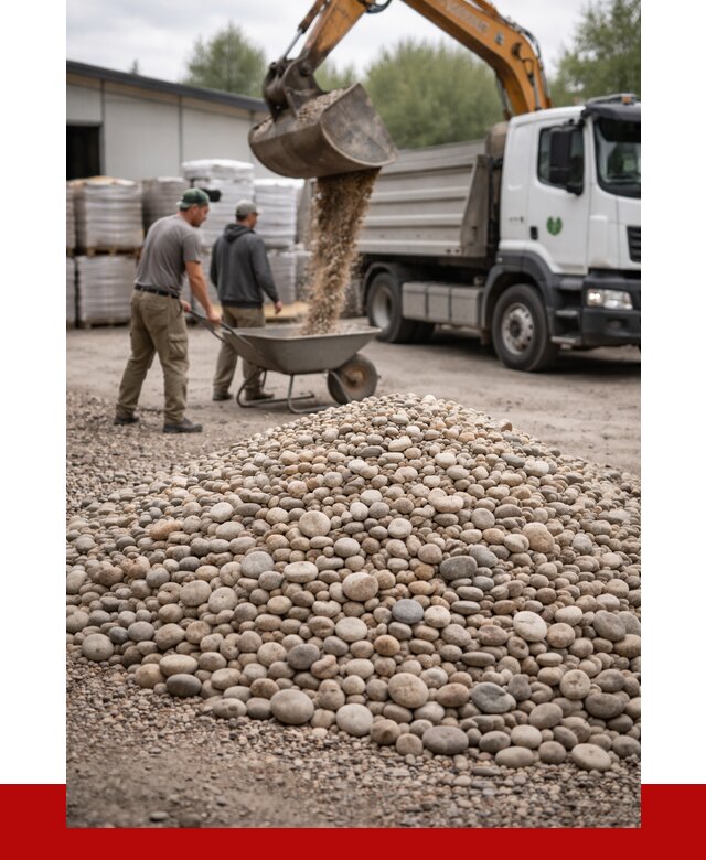 Галька декоративная в Луховицах от 3310 р. за куб | ПРОНЕРУДЛхв