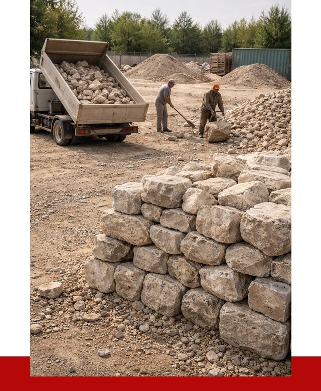 Бутовый камень известняковый в Луховицах от 4345 р. | ПРОНЕРУДЛхв