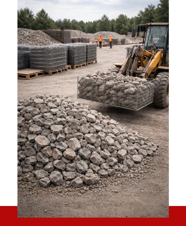 Камень для габионов фракция 70-150 в Луховицах от 4345 р. | ПРОНЕРУДЛхв