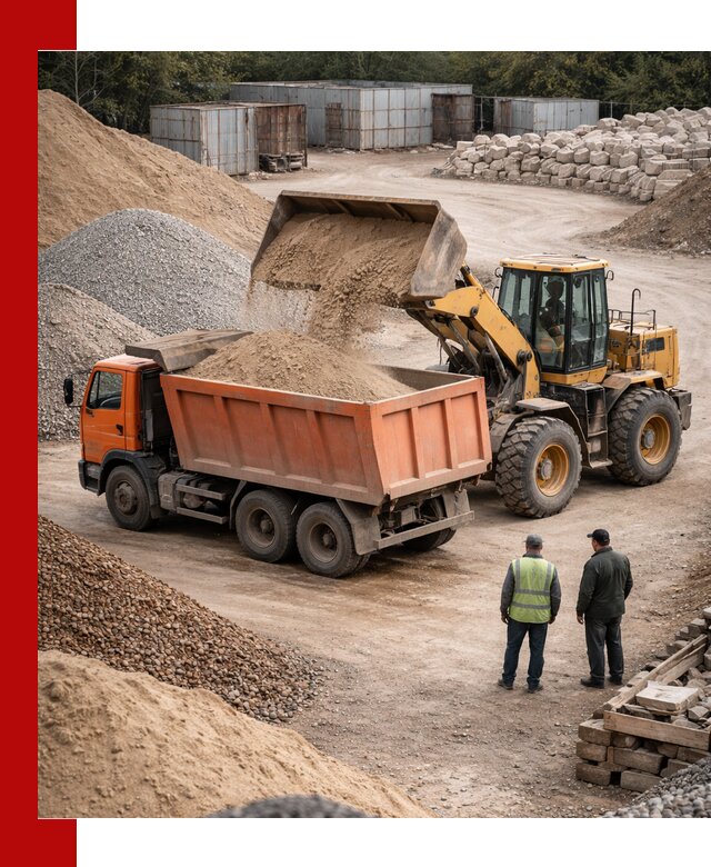 Доставка сыпучих смесей и смесей для стройки в Луховицах