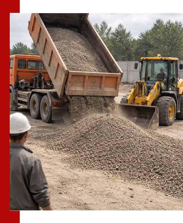 Доставка щпс С8 самосвалами в Луховицах от производителя