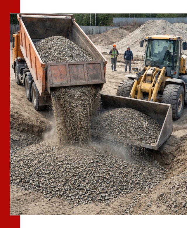 Доставка щпс С9 самосвалами по выгодным тарифам в Луховицах