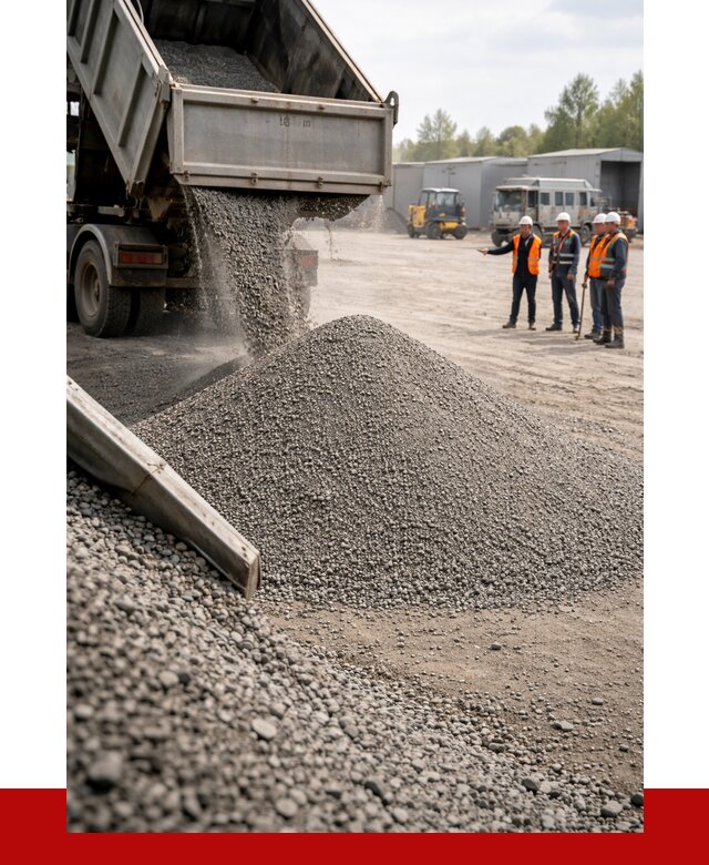 Гравийный отсев 0-5 в Луховицах от 1241 р. с доставкой | ПРОНЕРУДЛхв