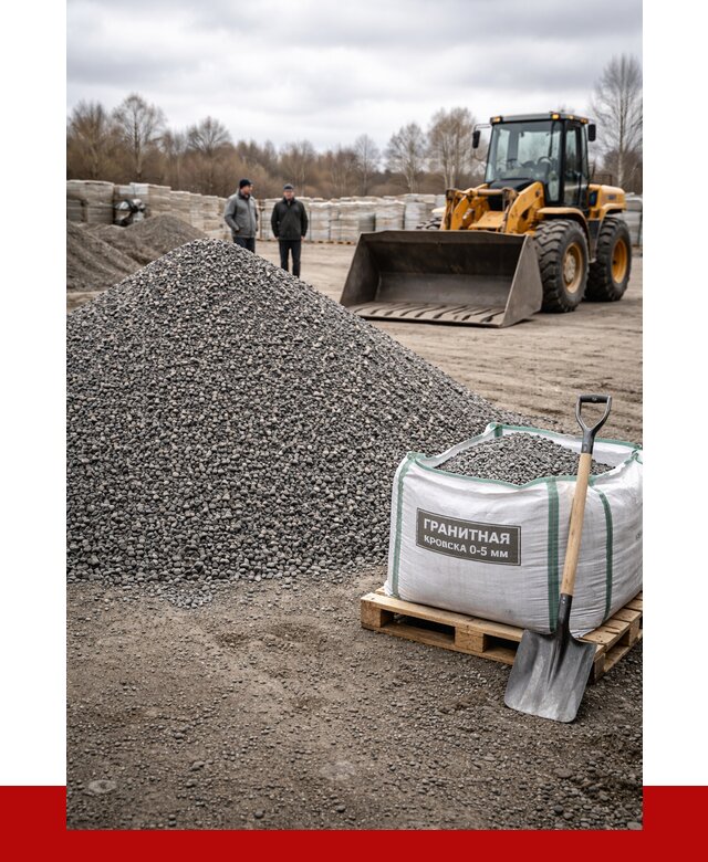 Купить гранитную крошку в Луховицах от 4966 р. с доставкой | ПРОНЕРУДЛхв