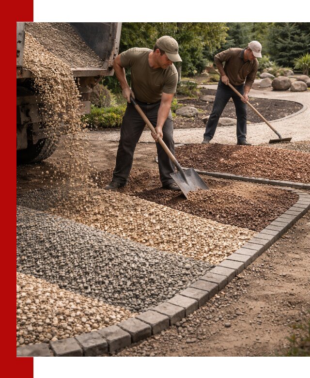 Декоративная крошка для ландшафта в Луховицах — продажа и доставка