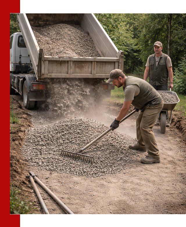 Каменная крошка для дорожек с доставкой в Луховицах