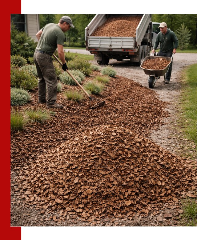 Крошка для мульчирования с доставкой в Луховицах
