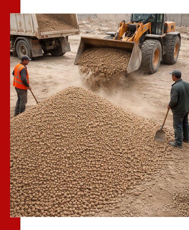 Керамзит фракция 10-20 с доставкой в Луховицах