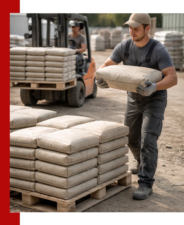 Доставка цемента в мешках оптом и в розницу в Луховицах