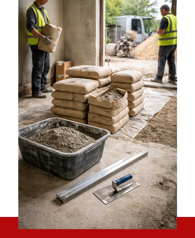 Купить сухую смесь для стяжки в Луховицах от 4655 р. | ПРОНЕРУДЛхв