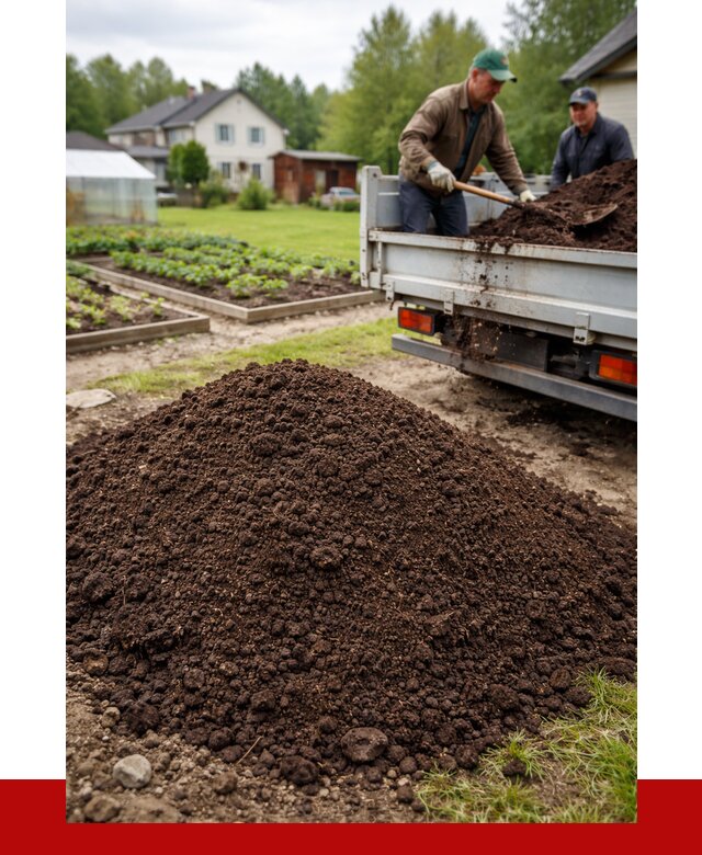 Плодородный грунт в Луховицах с доставкой от 4345 р. | ПРОНЕРУДЛхв