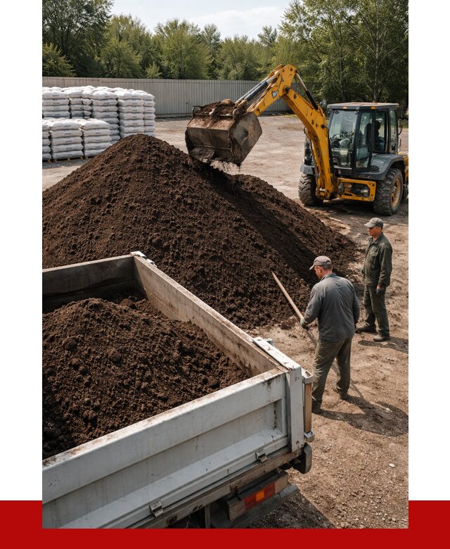 Растительный грунт с доставкой в Луховицах от 3310 р. | ПРОНЕРУДЛхв