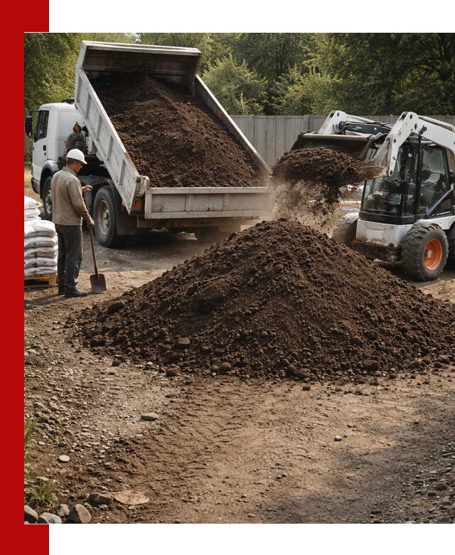 Доставка растительного грунта в Луховицах от производителя оптом и в розницу
